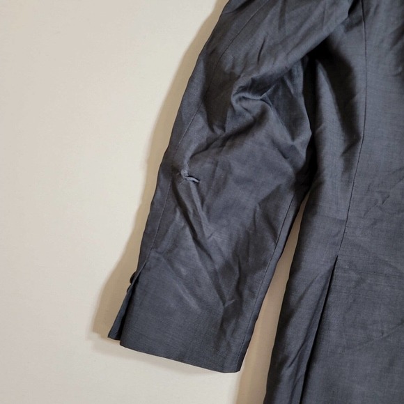 John Varvatos Blue Wool Suit Jacket Sport Coat Mens 44‎ R - Picture 8 of 8